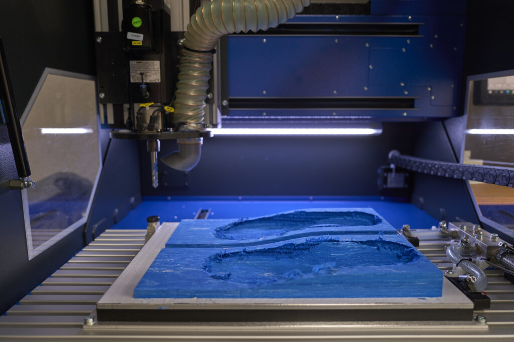 Gefräste Einlagen in der CNC-Maschine